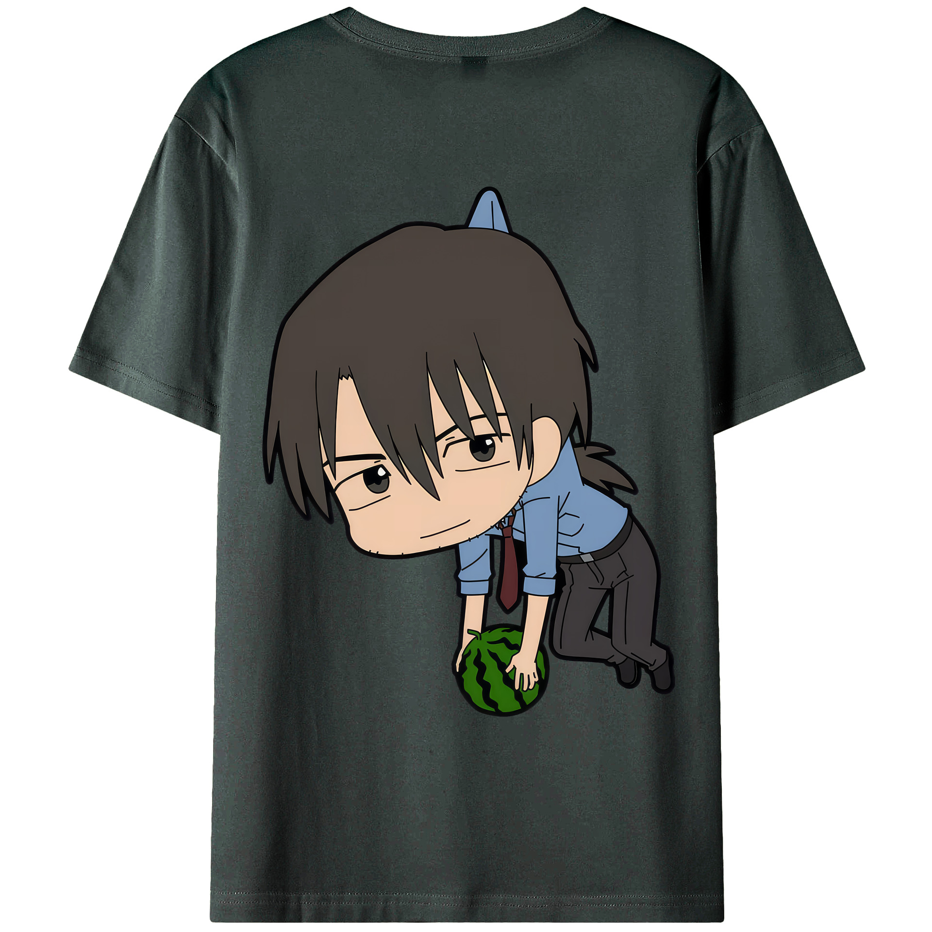 （画像用） EVA 新世紀エヴァンゲリオン 綿100％ メンズ半袖Tシャツ（バックプリント） 通気性